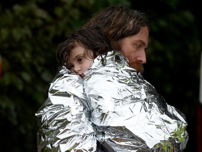 The family were taken to Sackville, NSW. Picture: NCA NewsWire/Jeremy Piper