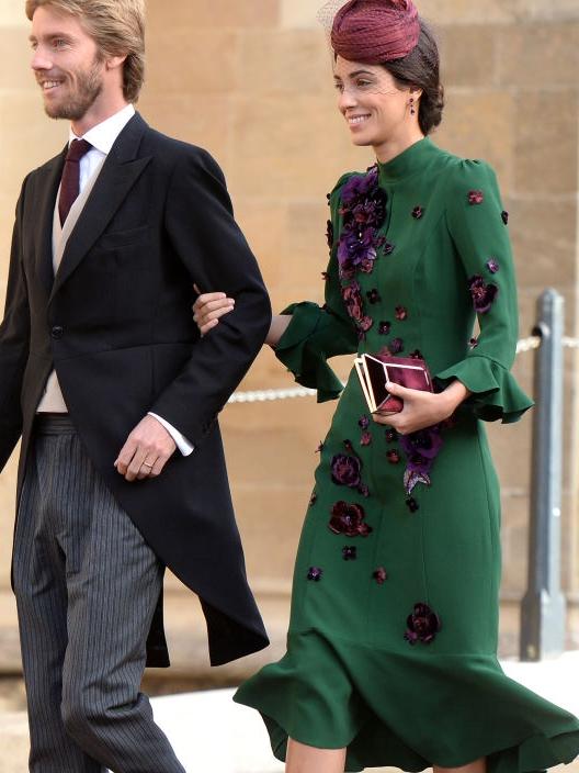 Alessandra de Osma in a very Kate-like green dress. Picture: Pool/Max Mumby/Getty Images.