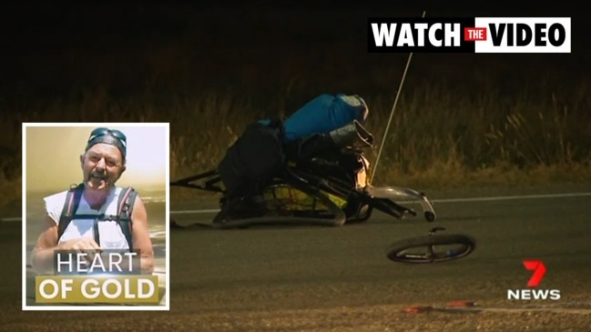 Shock as charity rider killed in road crash (7 News)