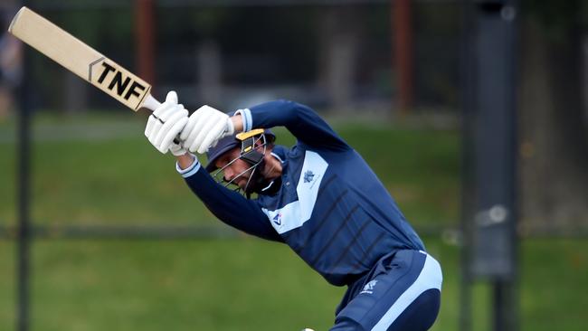 Matt Brown in action for Kew. Picture: Steve Tanner