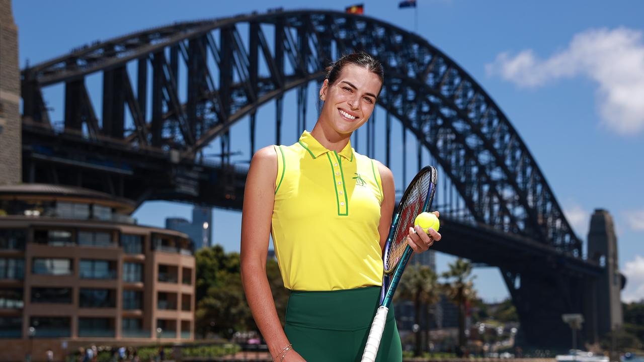 Ajla Tomljanovic has been dealt a brutal Australian Open draw. Picture: Justin Lloyd.