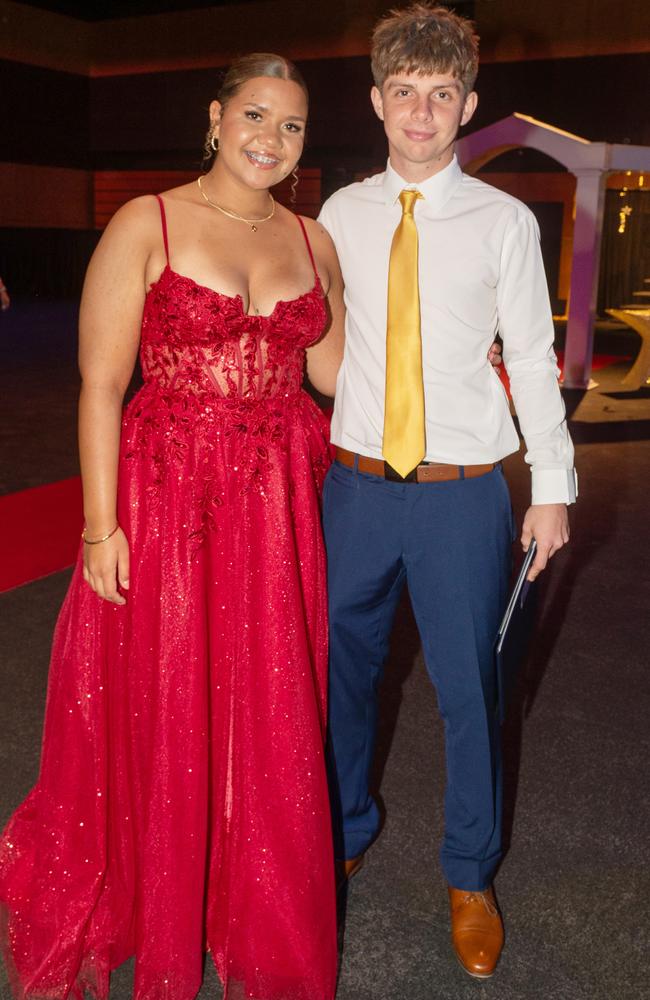 Savanah Tass and Jared Mackie at Mackay Christian College Formal Thursday 14 November 2024 Picture: Michaela Harlow