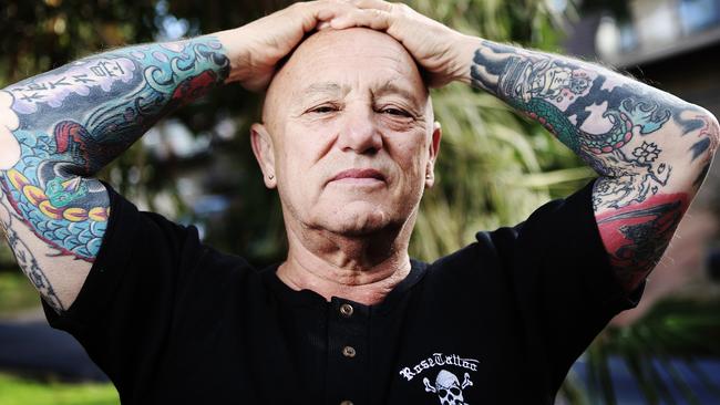 Rose Tattoo lead singer Angry Anderson.