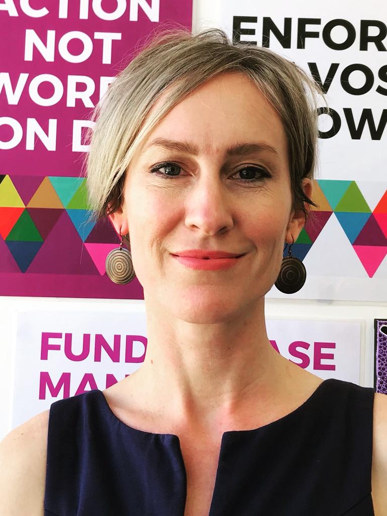 Chief executive officer of Full Stop Australia, Hayley Foster, has called on the government to step up sexual assault support funding. Picture: Supplied