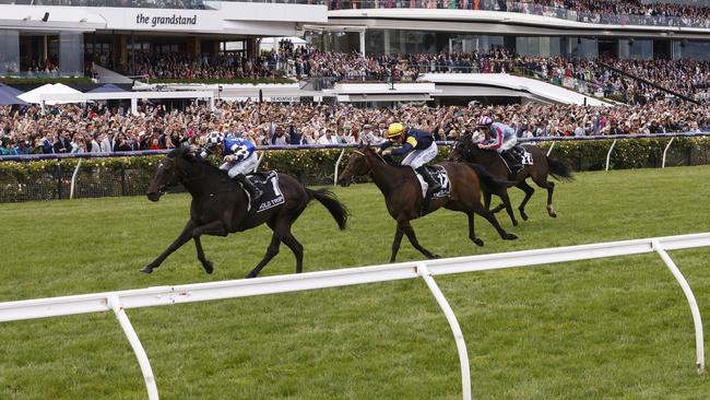 More than 70,000 packed Flemington last November to watch Gold Trip win the Melbourne Cup. Picture: Getty Images