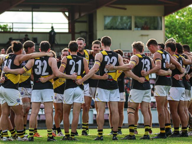 The Nightcliff Tigers in the 2024-25 NTFL season. Picture: Celina Whan / AFLNT Media