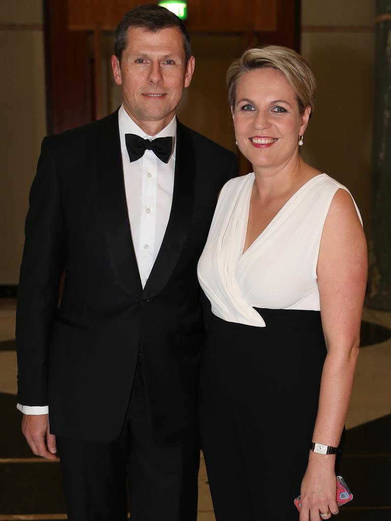 Michael Coutts-Trotter with wife Tanya Plibersek. Picture: Gary Ramage