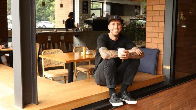 Owner Ben Honey at his Stable Coffee Kitchen at Tugun. The Coast is home to many entrepreneurs. Picture Glenn Hampson