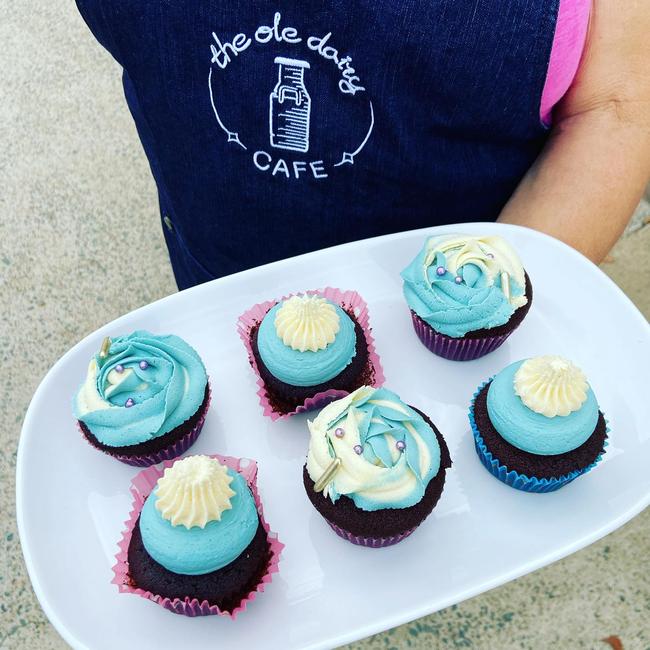 Cupcakes on offer at The Ole Dairy.