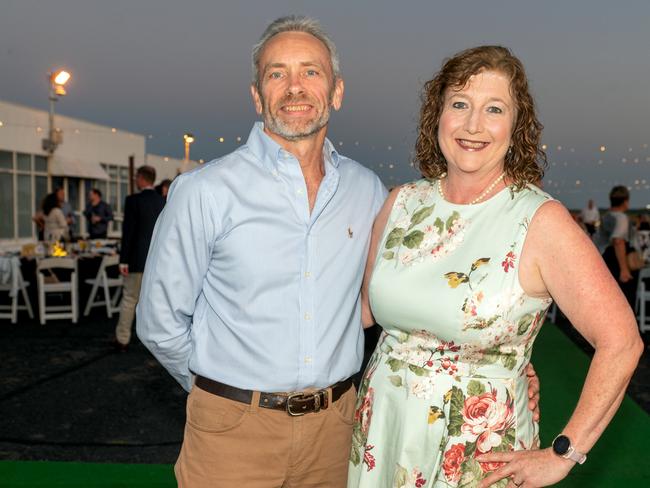 David Watt and Dianne Watt at Dinner on the Runway for Mackay Hospital Foundation, Mackay Airport Friday 8 September 2023 Picture: Michaela Harlow