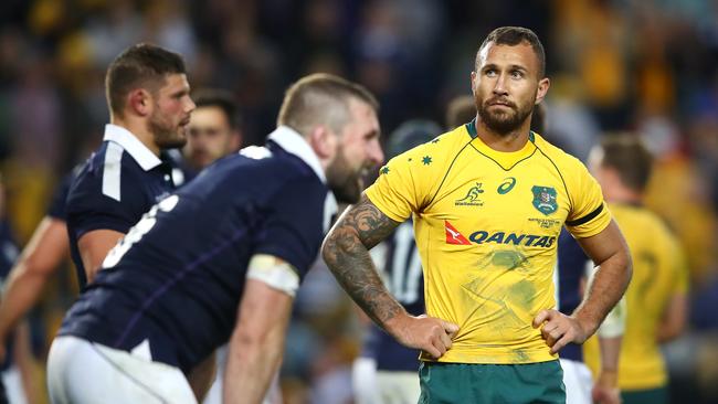 Quade Cooper’s only route back in to the Wallabies side now looks to be injuries elsewhere.