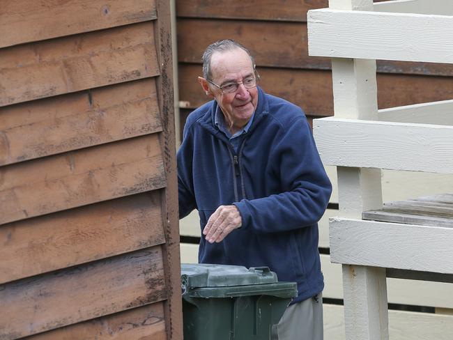 Ronald Mulkearns at his home in Aireys Inlet. Picture: Ian Currie