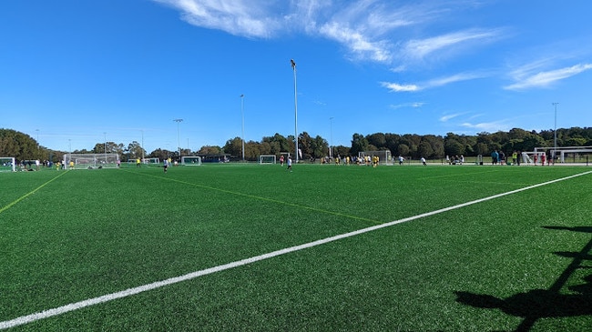 The $6.9m facilities and synthetic pitch at Majors Bay Reserve. Picture: Supplied