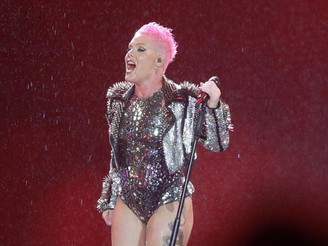 Pink has just begun the Aussie leg of her Summer Carnival tour. Picture: Tom Parrish