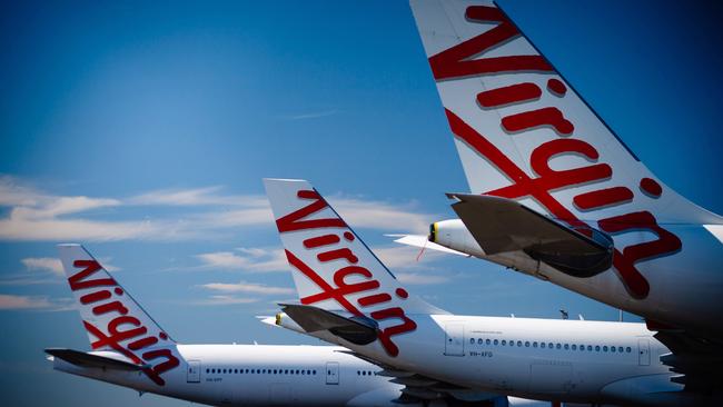 Virgin Australia’s administrators have won a significant court victory as they strive to wrap up the deal with Bain by the end of October. Picture: Patrick Hamilton/AFP