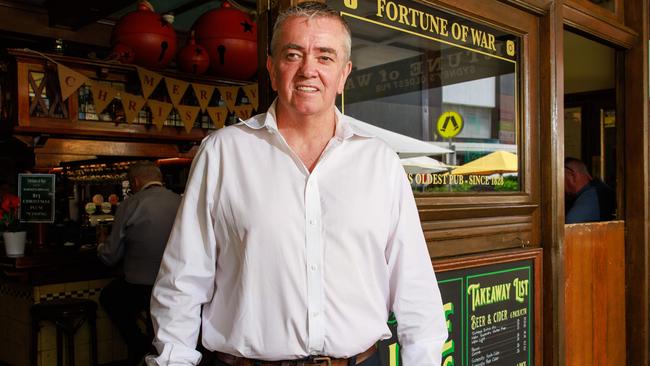 Steven Speed, licensee of 11 years at the Fortune of War pub, says he has celebrated the national day for 55 years and will host a lavish BBQ on January 26 2025. Picture: Justin Lloyd.