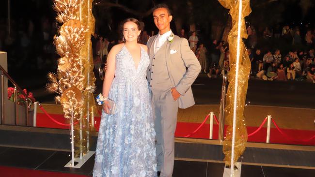 Georgia Cassidy &amp; Alexander Pacifique at the Xavier Catholic College formal.