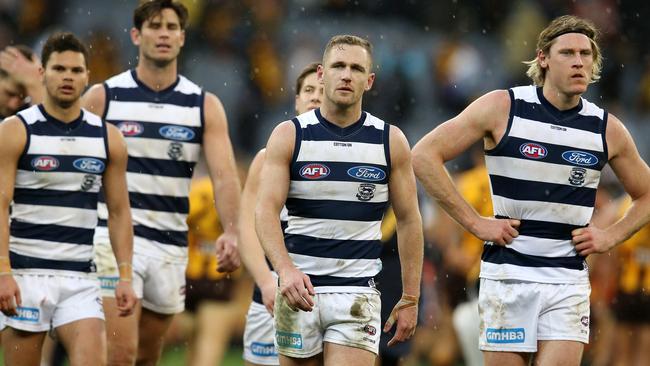 The Cats are now at serious risk of missing the finals. Picture: Michael Klein