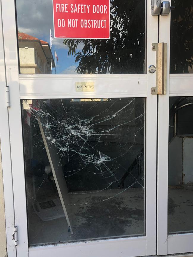 Vandals have damaged the Sea Life Aquarium at Manly.