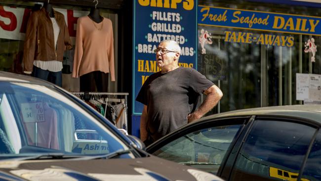 Ashmore Plaza Shopping Centre retailers are fed up with people loitering outside their centre all day. Picture: Jerad Williams