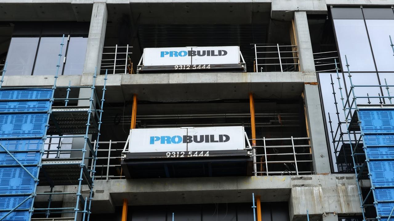 A Probuild site in Elizabeth St. Melbourne. Picture: Ian Currie