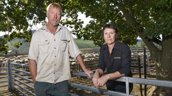 Slugged: Bill and Sandra Livingstone's rates on their Buchan South property will rise dramatically under East Gippsland Council plans. Picture: Dannika Bonser