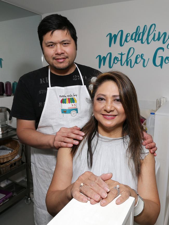 Judith So opened the store for son Gian Paulo.