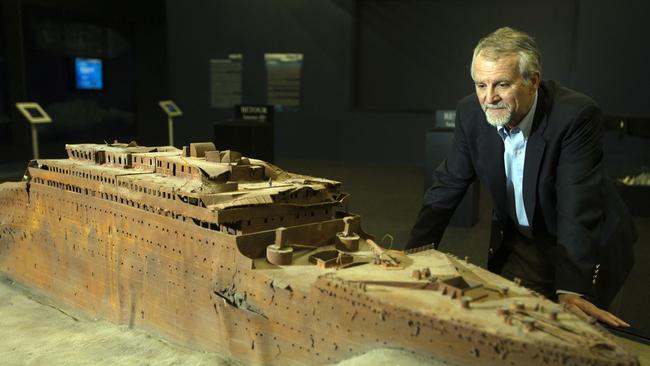 Widower, Paul-Henri Nargeolet, 77, made the wreck of the Titanic the focus of his existence and said imploding in a sub would be a good way to die. Picture: AFP