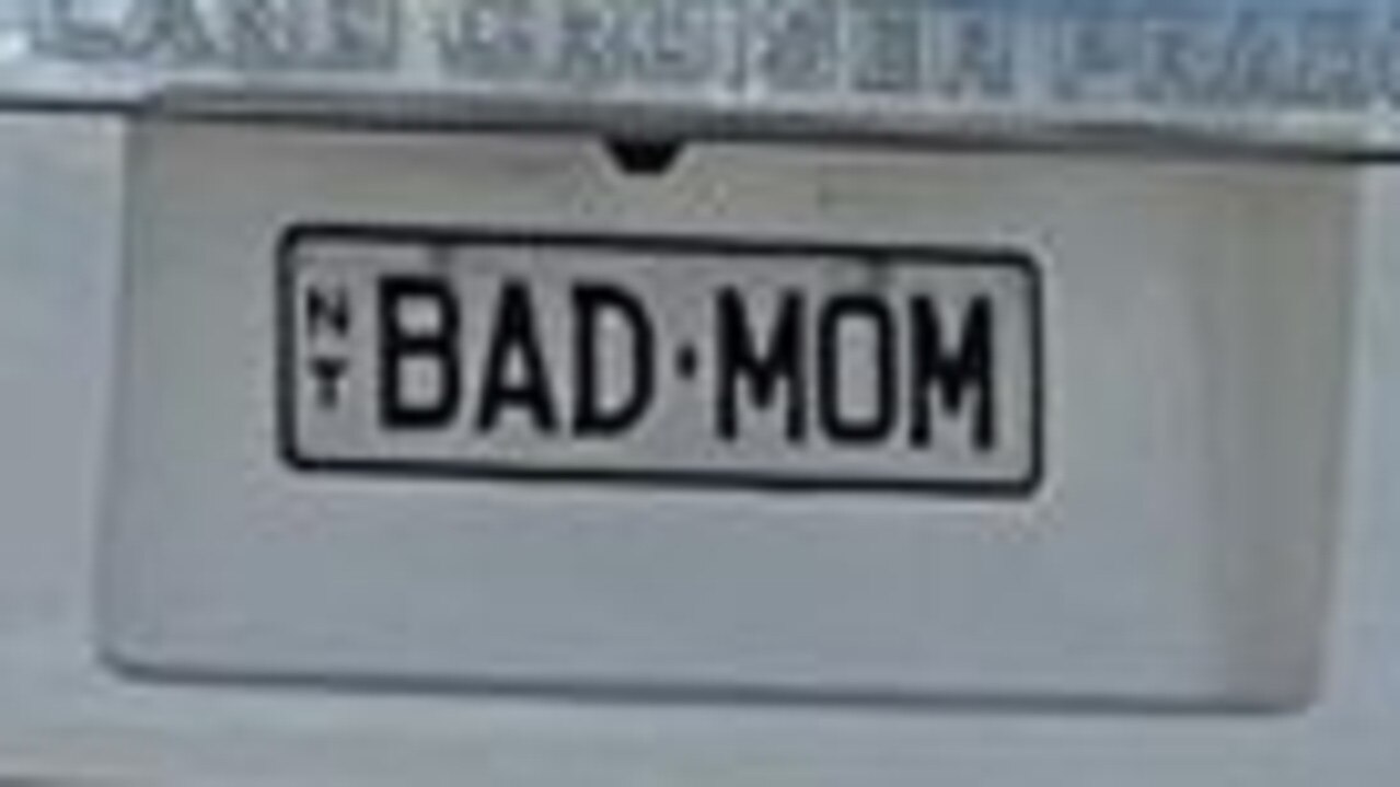 NT funny number plate, BAD MOM. Picture: Facebook / Robyn Balter Wing