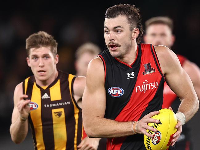 MELBOURNE. 07/05/2022.. AFL .  Essendon v Hawthorn at the Marvel Stadium, Docklands.  Sam Draper of the Bombers   . Photo by Michael Klein