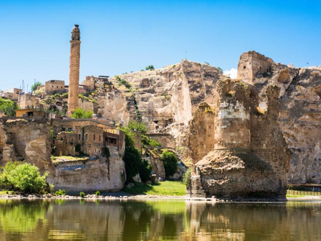 Mesopotamia landscape in Turkey,Hasankeyf, ancient city