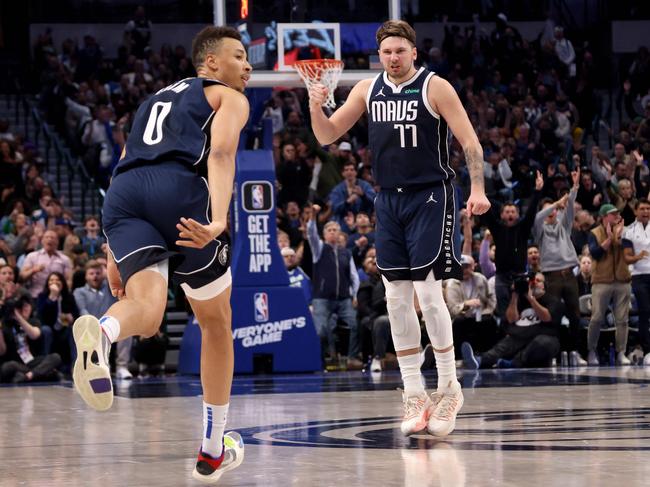 Dante Exum stole the show for Dallas — in front of his national team coach, no less. Picture: Getty Images/AFP