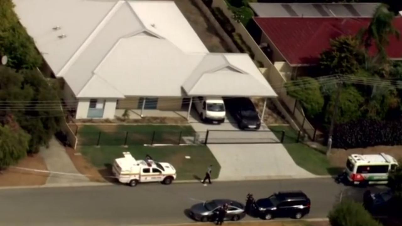 Residents in the area received a text message warning them to stay indoors as the incident unfolded. Picture: 7 News