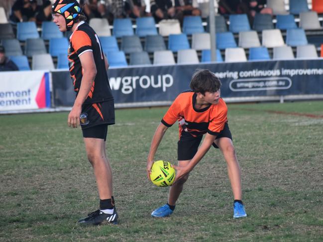 Rockhampton District Secondary Schools Rugby League grand finals, Year 8C, Chanel College, Gladstone, versus Glenmore State High, Browne Park, September 7, 2022.