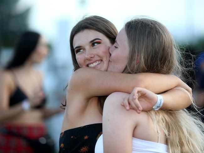 The Grass Is Greener music festival at the Cairns Showgrounds. Jorgie Rainbird and Annabell Butler. PICTURE: STEWART MCLEAN