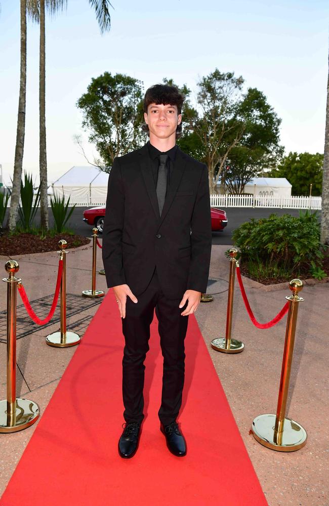 Tyler Harvey at year 12 formal, Unity College. Picture: Patrick Woods.