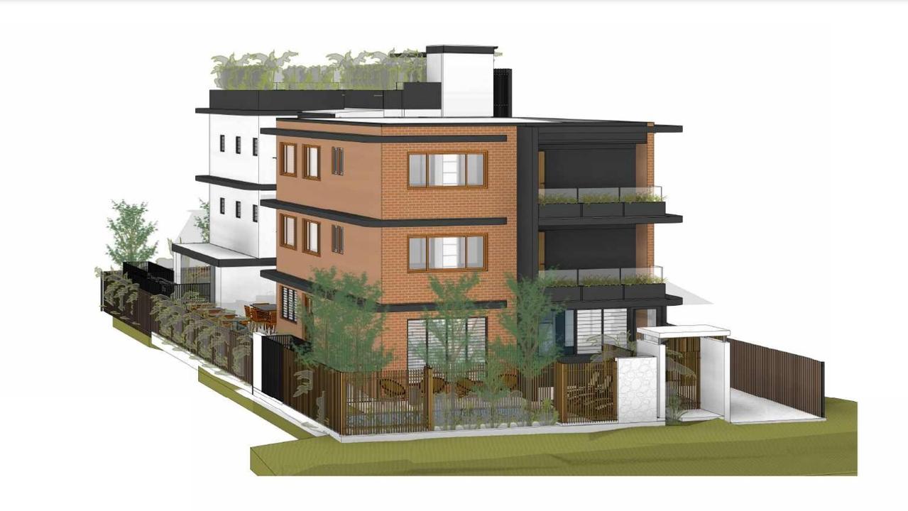 Plans have been lodged to convert a Noosaville unit block into a 60-guest facility. Image: M Design.