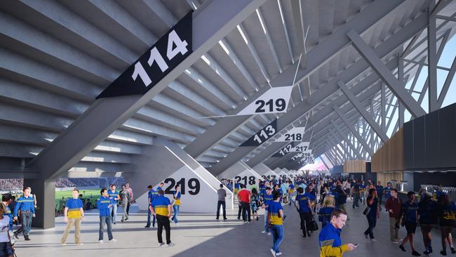 What it may look like inside the stadium.