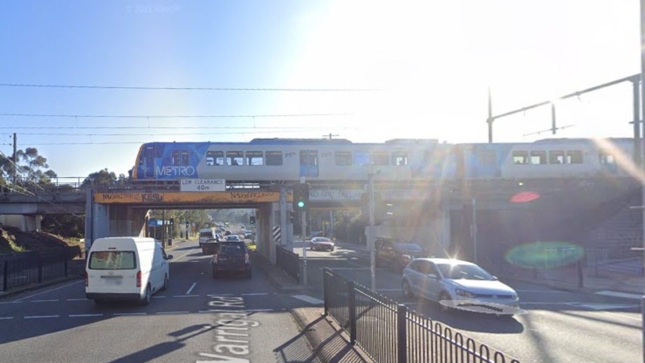 Train delays after truck goes into bridge