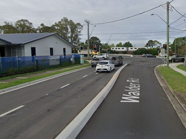 Walder Rd, Hammondville, where children were dropped off.