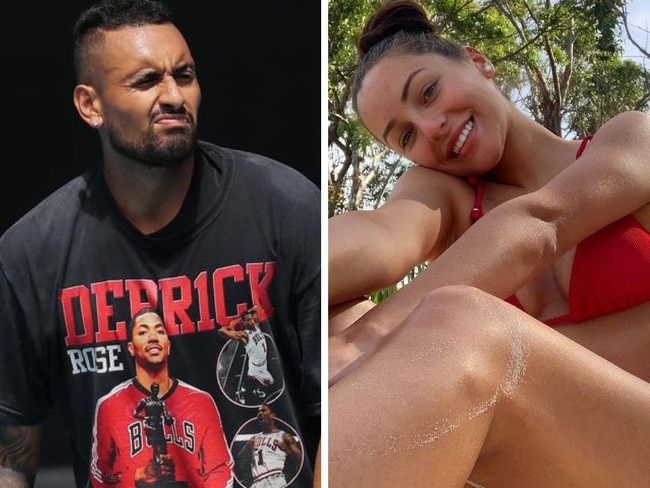 Nick Kyrgios' girlfriend posted a cryptic message to Instagram.