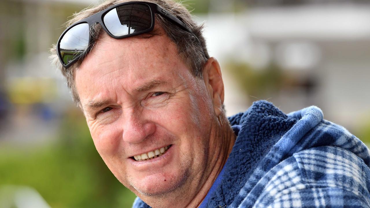 Gary ‘Jack’ Duncan returns to the track after suffering a heart attack at the Doomben racecourse on July 24. Picture: Patrick Woods