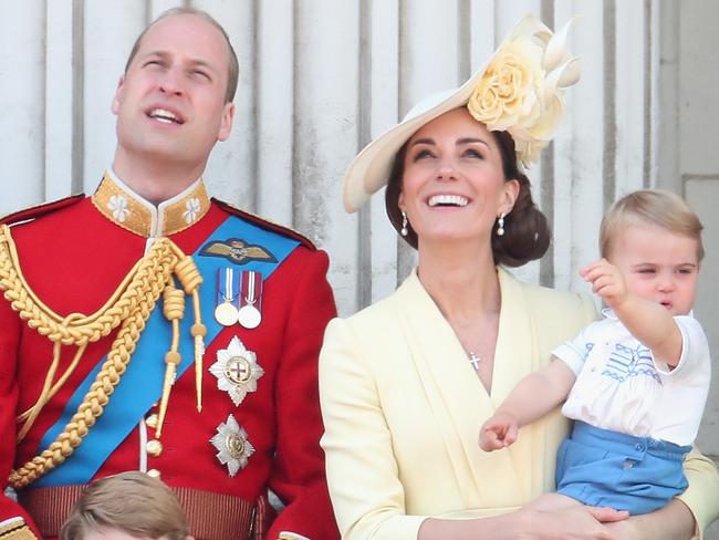 Kate wearing the Bahrain pearl drop earrings gifted by the Queen. Picture: Chris Jackson/Getty Images