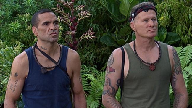Anthony Mundine quit I’m A Celebrity … Get Me Out Of Here! seemingly after a row with longtime frenemy Danny Green. Picture: Ten