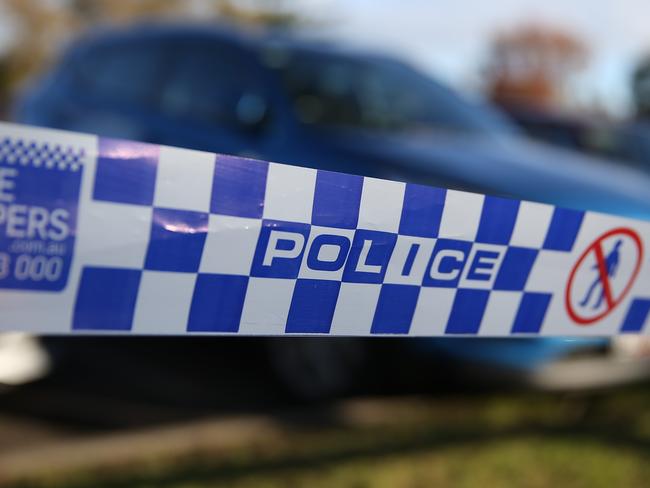 MELBOURNE, AUSTRALIA- NewsWire Photos June 25 2022,  Generic View of Police line tape at a crime scene.Picture: NCA NewsWire /Brendan Beckett