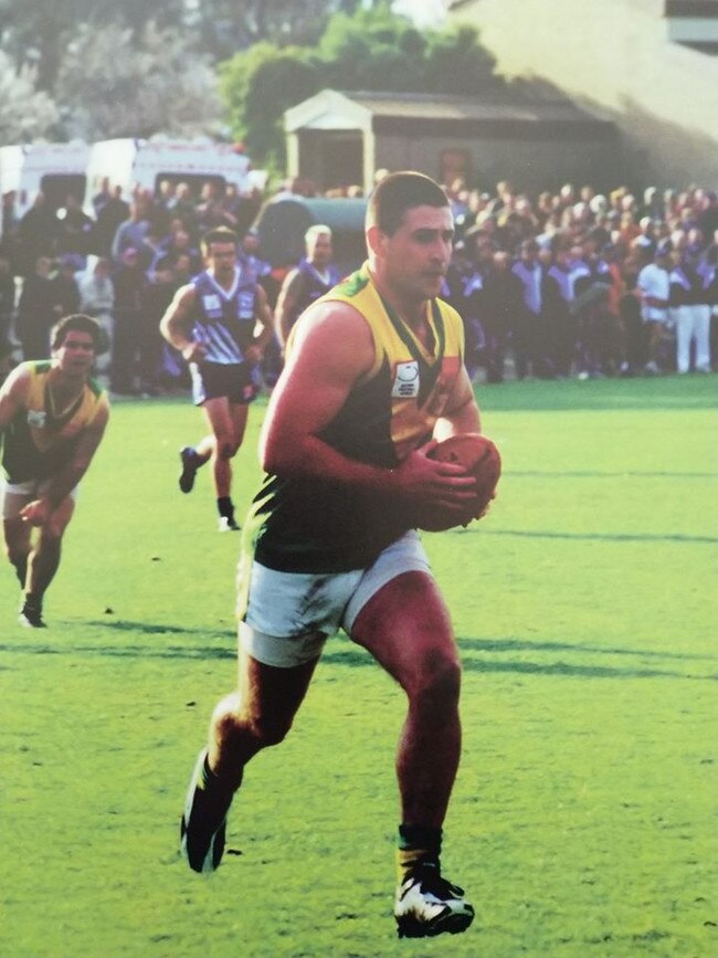 Nick Cox sends Bayswater into attack. Picture: Supplied