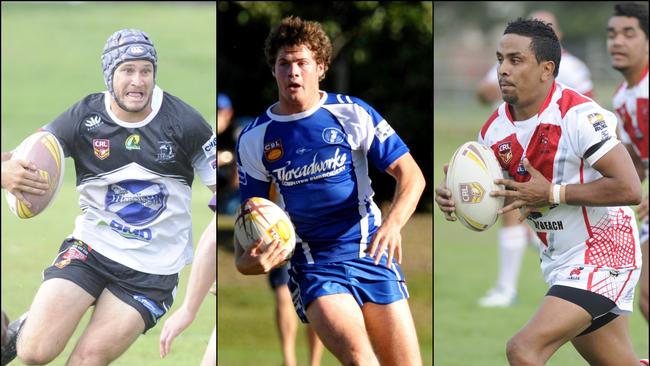 FULL FLIGHT: Lower Clarence Magpies Rob Howard, Grafton Ghosts Anthony Don and South Grafton Rebels Roy Bell have all been selected in their respective Dream Teams, but who deserves the sole number one jersey?