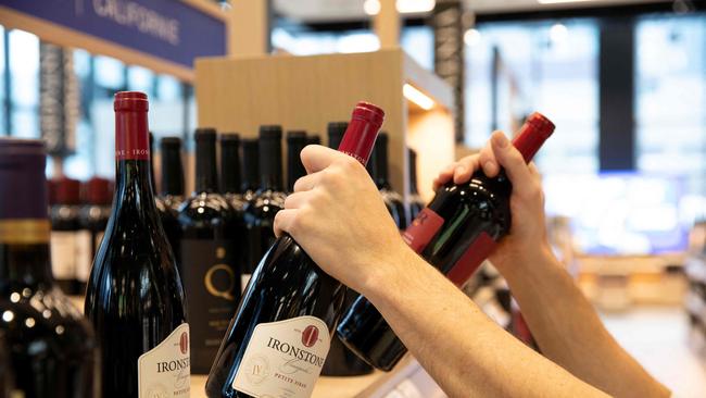 US liquor and wine being removed from a store in Canada's Ontario Province. Picture: Liquor Control Board of Ontario / AFP