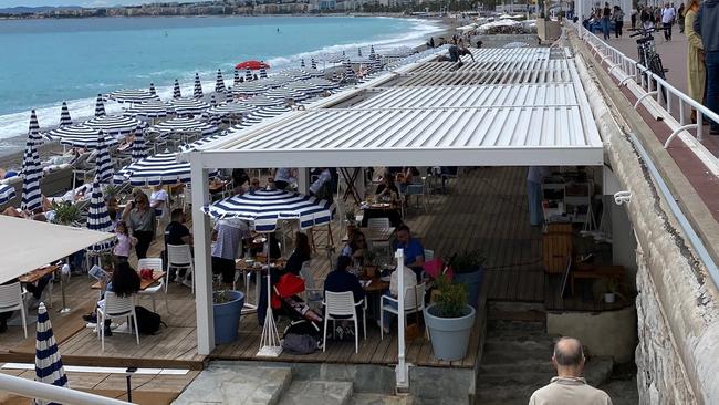 Beach Bar in Nice.