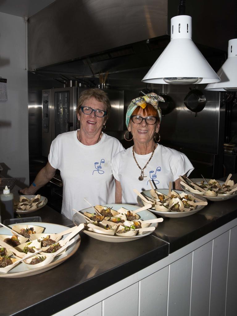 Sister Chefs Duo Lizzie Fines and Karen Fines at the opening of new Burleigh restaurant Maman on 1st October 2020. Picture: Jackson O'Brien.